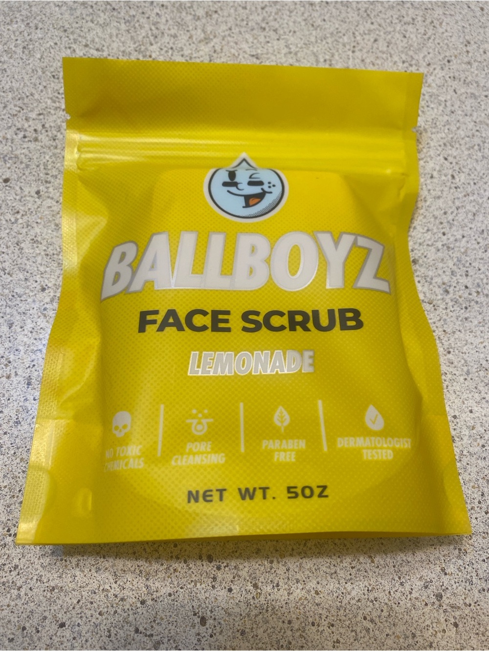 Ballboyz Lemonade Face Scrub – Yellow
